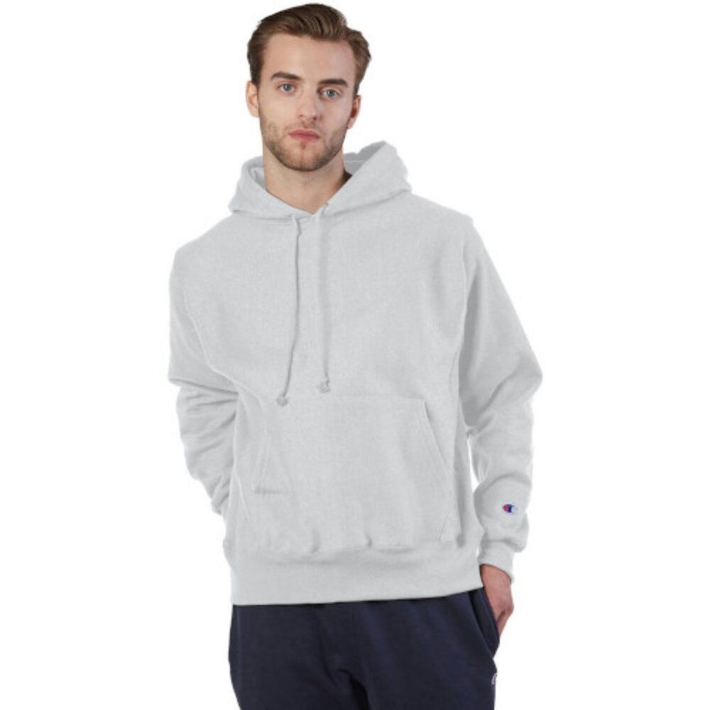 Champion Reverse Weave® 12 oz. Pullover Hood - S1051 - Silver Gray